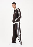 ADIDAS ORIGINALS Pantalone sportivo Adibreak Classic marrone e bianco da uomo KE1679 . ADIDAS ORIGINALS 