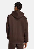 ADIDAS ORIGINALS Felpa HOODIE 3 STRIPES Aurora Coffee marrone uomo. KE1685 . ADIDAS ORIGINALS 