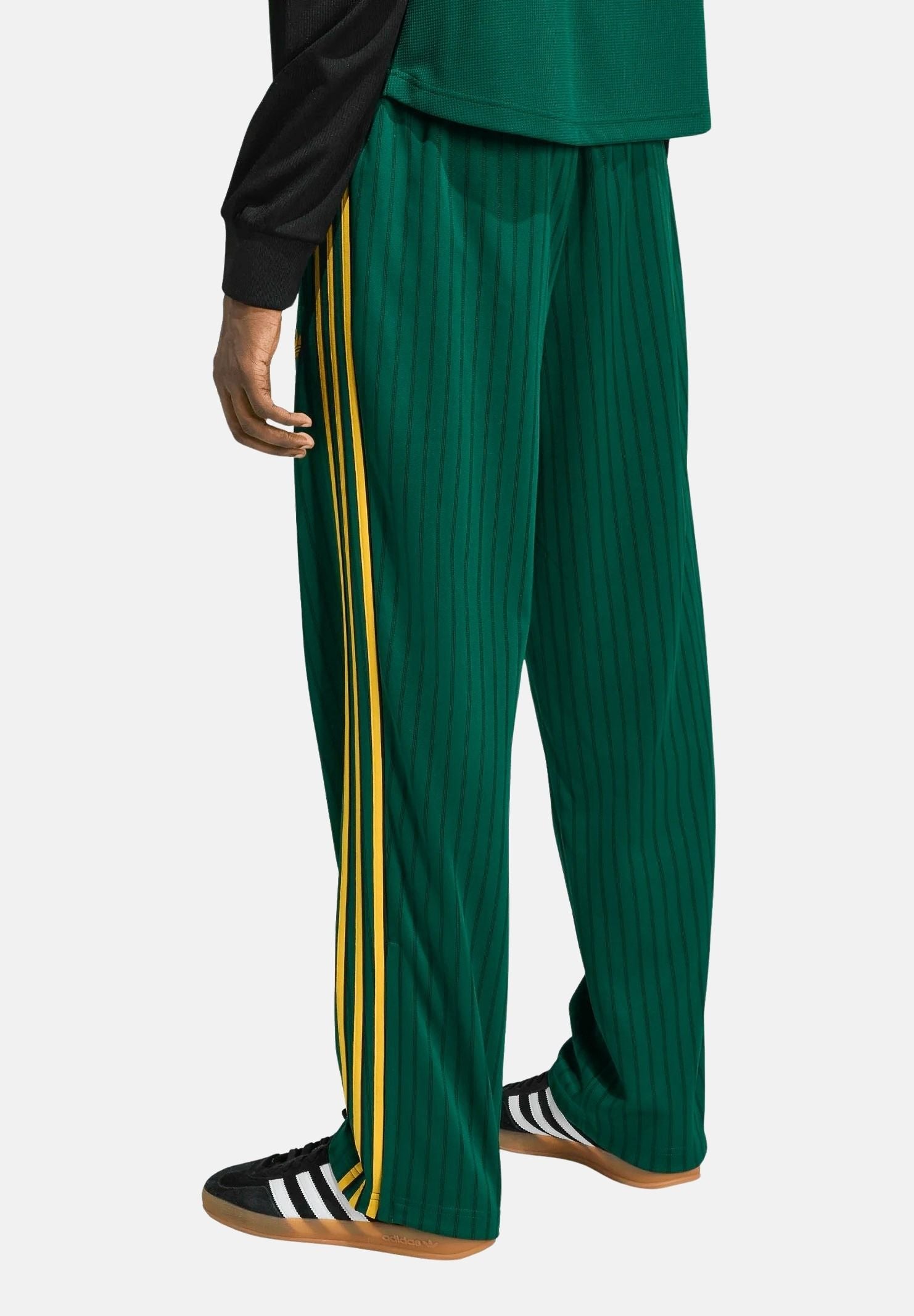 ADIDAS ORIGINALS Pantalone FIREBIRD LOOSE PINSTRIPES verde e giallo da uomo<BR/> KE3456 . ADIDAS ORIGINALS 