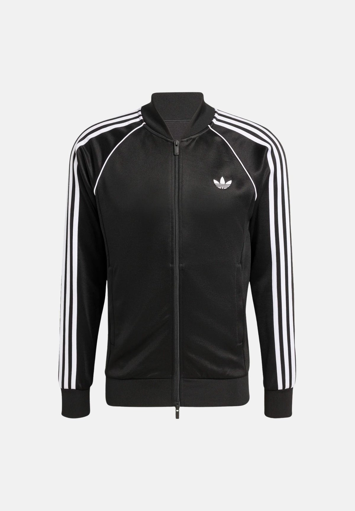 ADIDAS ORIGINALS Felpa con zip SST nera da uomo con bande laterali KE3512 . ADIDAS ORIGINALS 