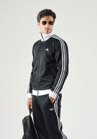 ADIDAS ORIGINALS Felpa con zip CLASSIC TRACK TOP Black, da uomo KE3527 . ADIDAS ORIGINALS 