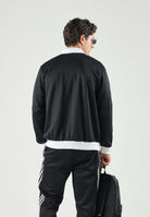 ADIDAS ORIGINALS Felpa con zip CLASSIC TRACK TOP Black, da uomo KE3527 . ADIDAS ORIGINALS 