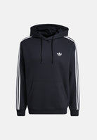 ADIDAS ORIGINALS Felpa con cappuccio HOODIE 3 STRIPES Black, nero, uomo. KE3557 . ADIDAS ORIGINALS 