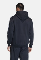 ADIDAS ORIGINALS Felpa con cappuccio HOODIE 3 STRIPES Black, nero, uomo. KE3557 . ADIDAS ORIGINALS 