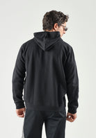 ADIDAS ORIGINALS Felpa con cappuccio HOODIE 3 STRIPES Black, nero, uomo. KE3557 . ADIDAS ORIGINALS 