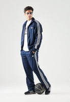 ADIDAS ORIGINALS Felpa con zip FIREBIRD indigo da uomo KE4128 . ADIDAS ORIGINALS 