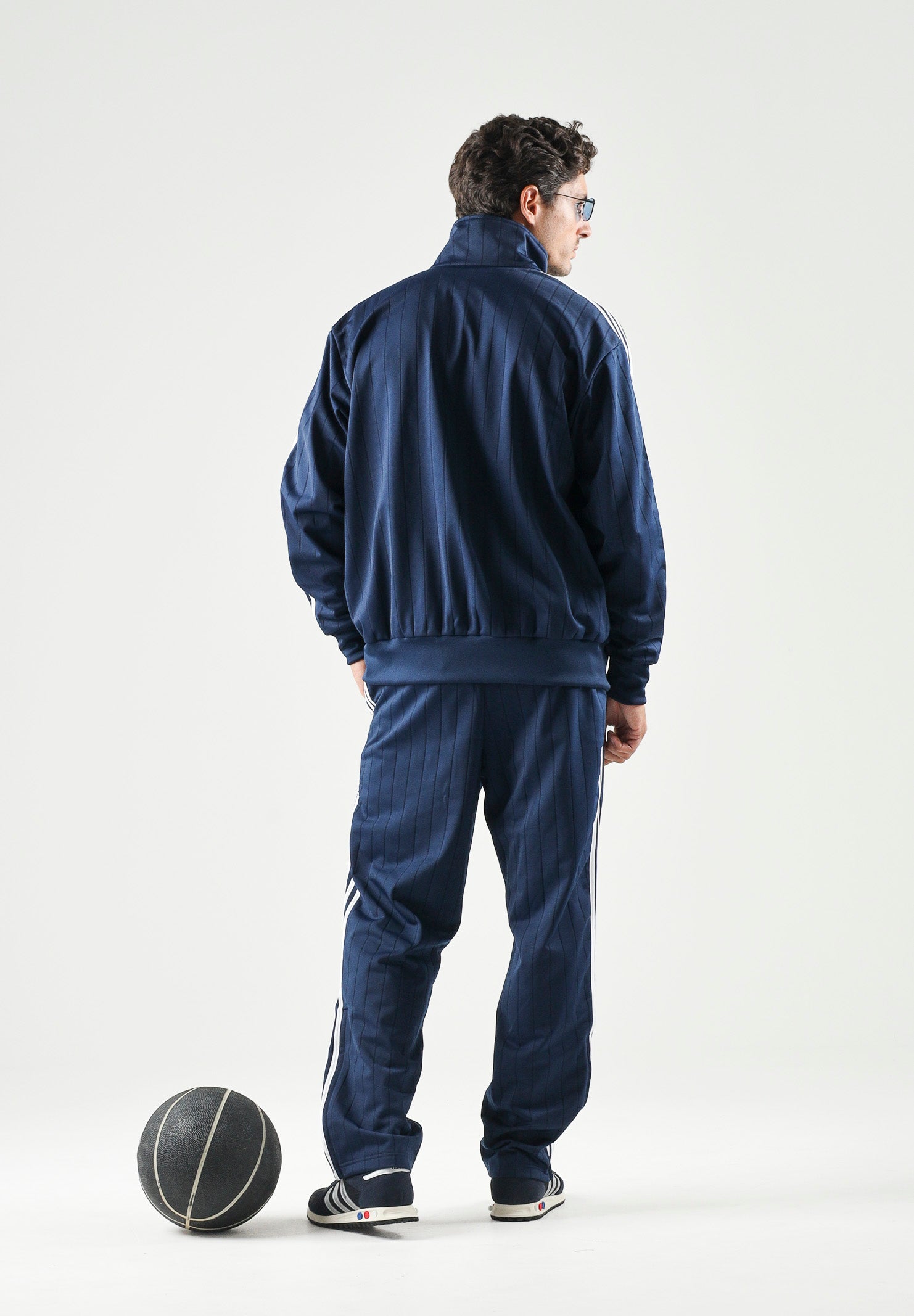 ADIDAS ORIGINALS Felpa con zip FIREBIRD indigo da uomo KE4128 . ADIDAS ORIGINALS 