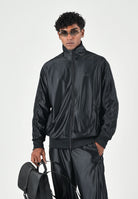 ADIDAS ORIGINALS Felpa con zip  FIREBIRD METALLIZZATA nera per uomo e donna KE4163 . ADIDAS ORIGINALS 