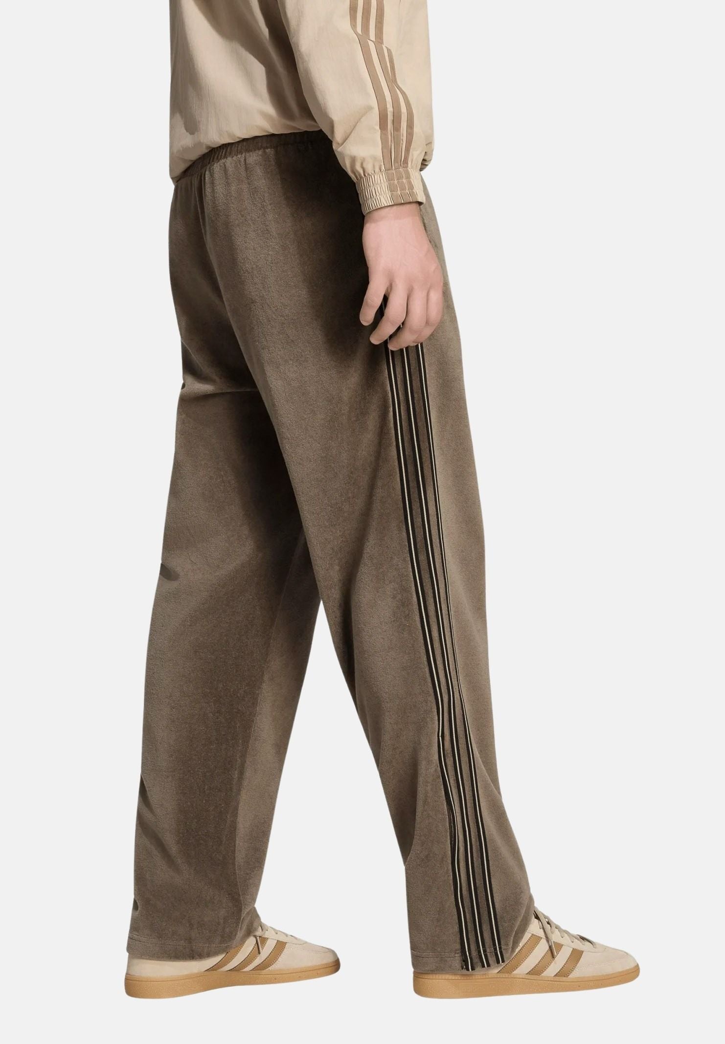 ADIDAS ORIGINALS Pantaloni FIREBIRD velour-marrone da uomo KE4165 . ADIDAS ORIGINALS 