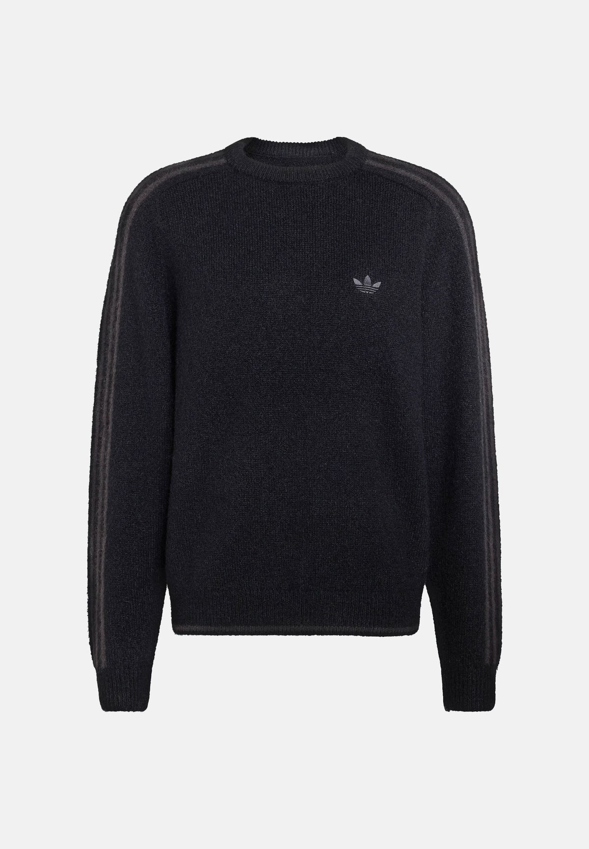 ADIDAS ORIGINALS Maglione girocollo 3 stripes nera  da uomo KE4170 . ADIDAS ORIGINALS 