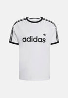 ADIDAS ORIGINALS T-shirt a manica corta 3-STRIPES SLIM RINGER bianca da uomo KF0418 . ADIDAS ORIGINALS 