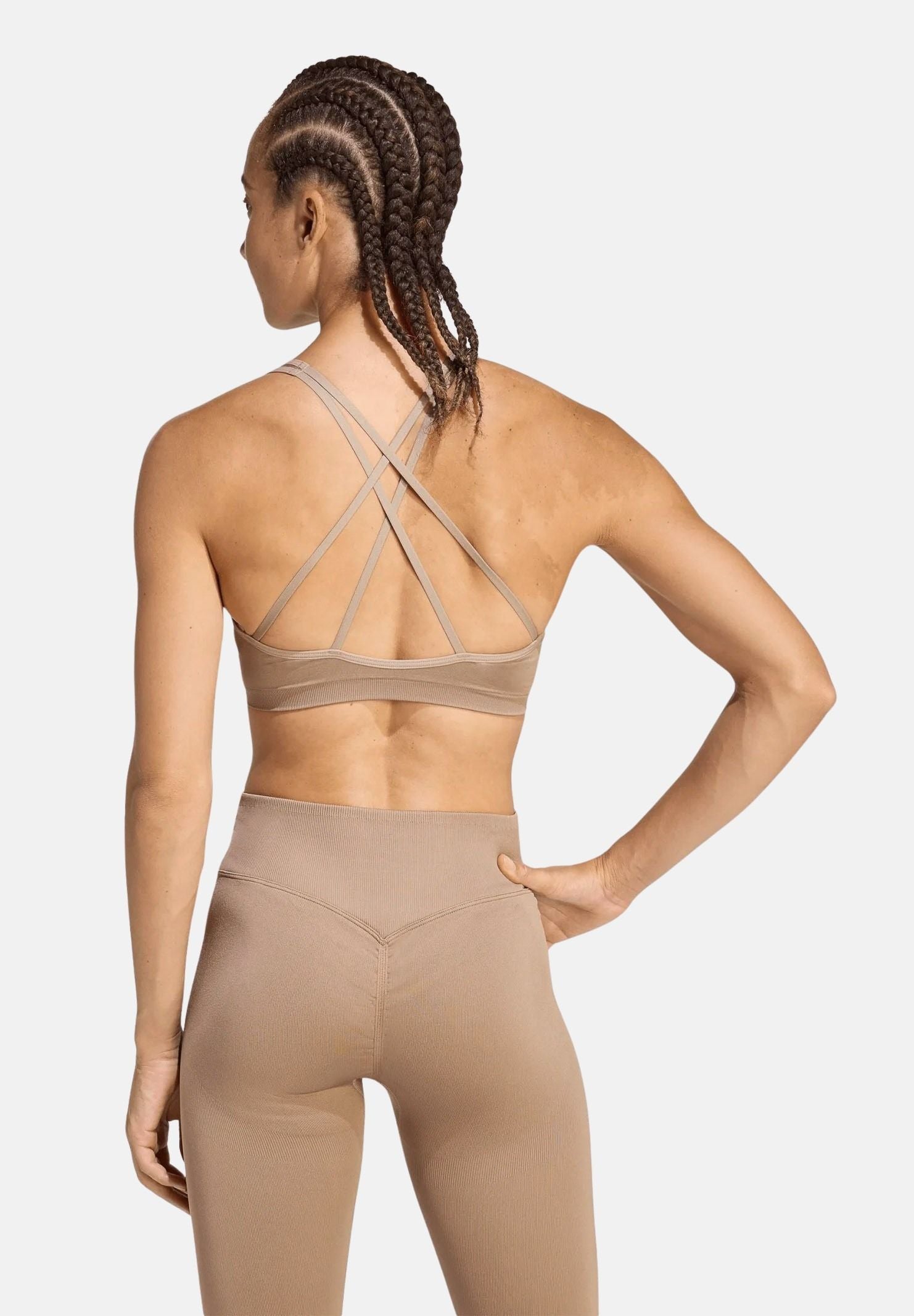 ADIDAS PERFORMANCE TopWORKOUT SNITH LIGHT sportivo beige da donna <BR/> KG1972 . ADIDAS PERFORMANCE 