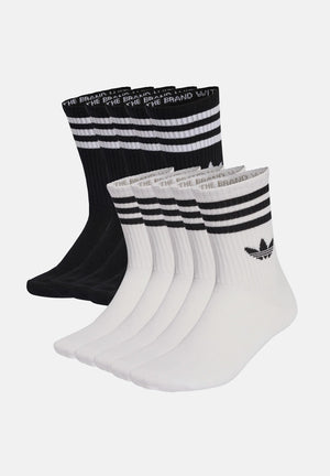 ADIDAS ORIGINALS Calzini 3 stripes  in confezione da 10 paia, bianchi e neri per uomo e donna. KH1556 . ADIDAS ORIGINALS 