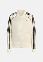 ADIDAS ORIGINALS Felpa con zip Adicolor SST Satin panna da donna KH1567 . ADIDAS ORIGINALS 