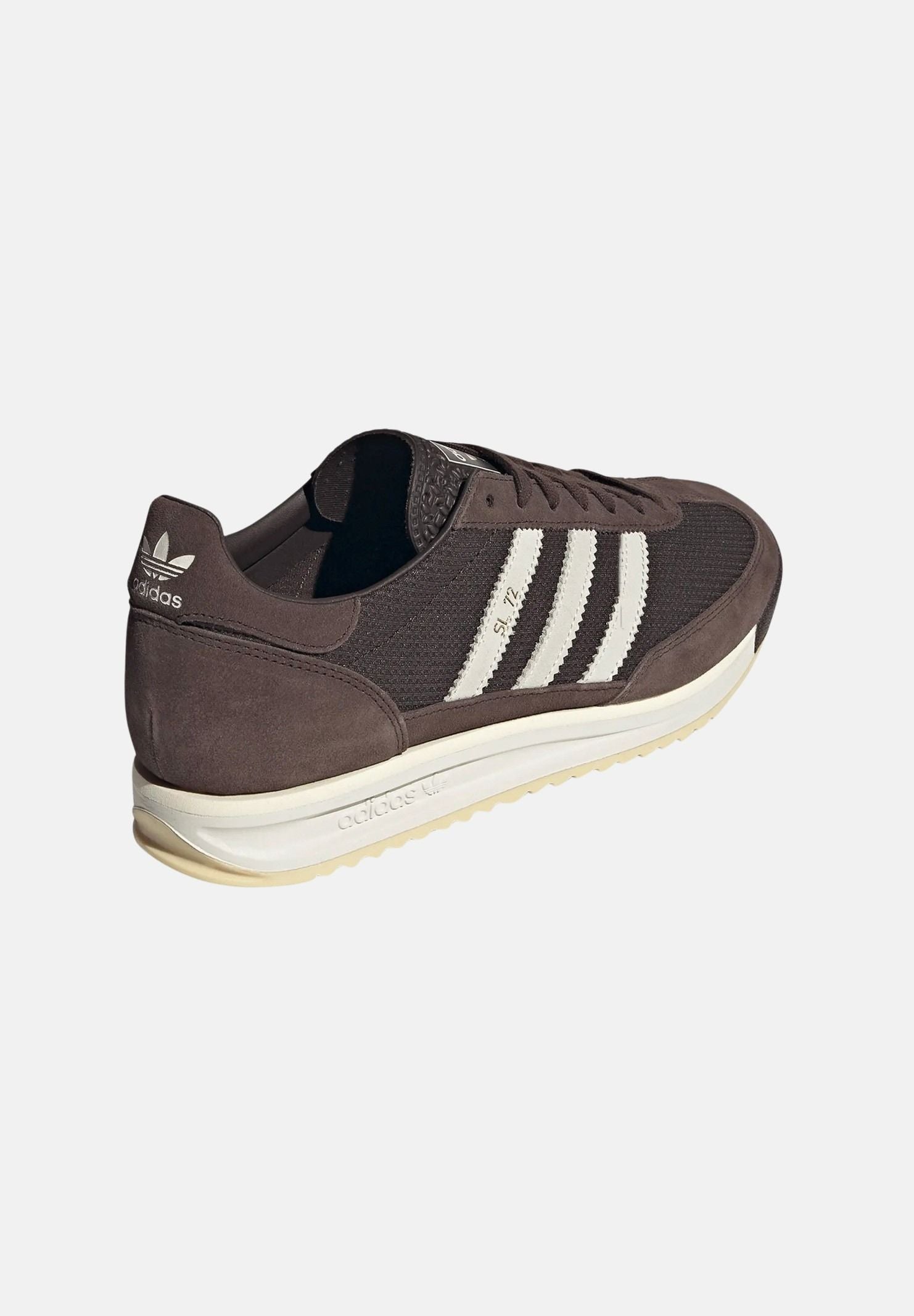 ADIDAS ORIGINALS Sneakers SL 72 RS marrone scuro da uomo con dettagli a contrasto KH9657 . ADIDAS ORIGINALS 