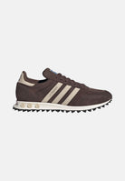 ADIDAS ORIGINALS Sneakers LA TRAINER OG marrone e bianca da uomocon strisce laterali a contrasto KH9679 . ADIDAS ORIGINALS 