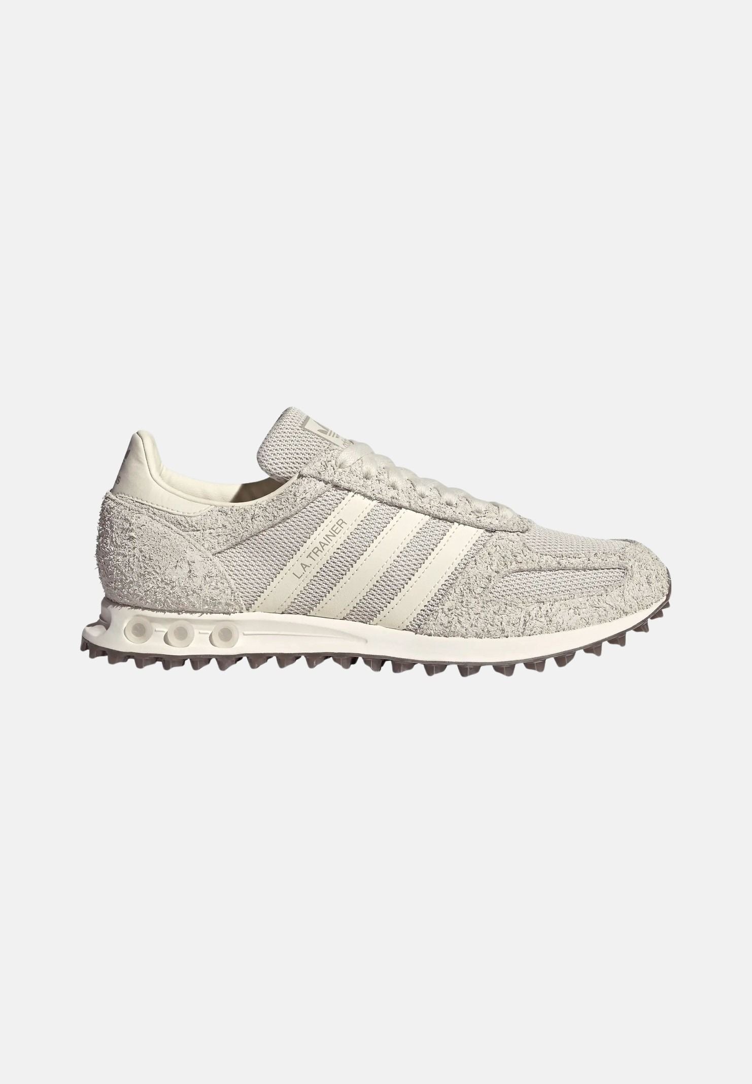 ADIDAS ORIGINALS Sneakers LA TRAINER OG Alumina grigio chiaro da uomo con tomaia multistrato KH9683 . ADIDAS ORIGINALS 