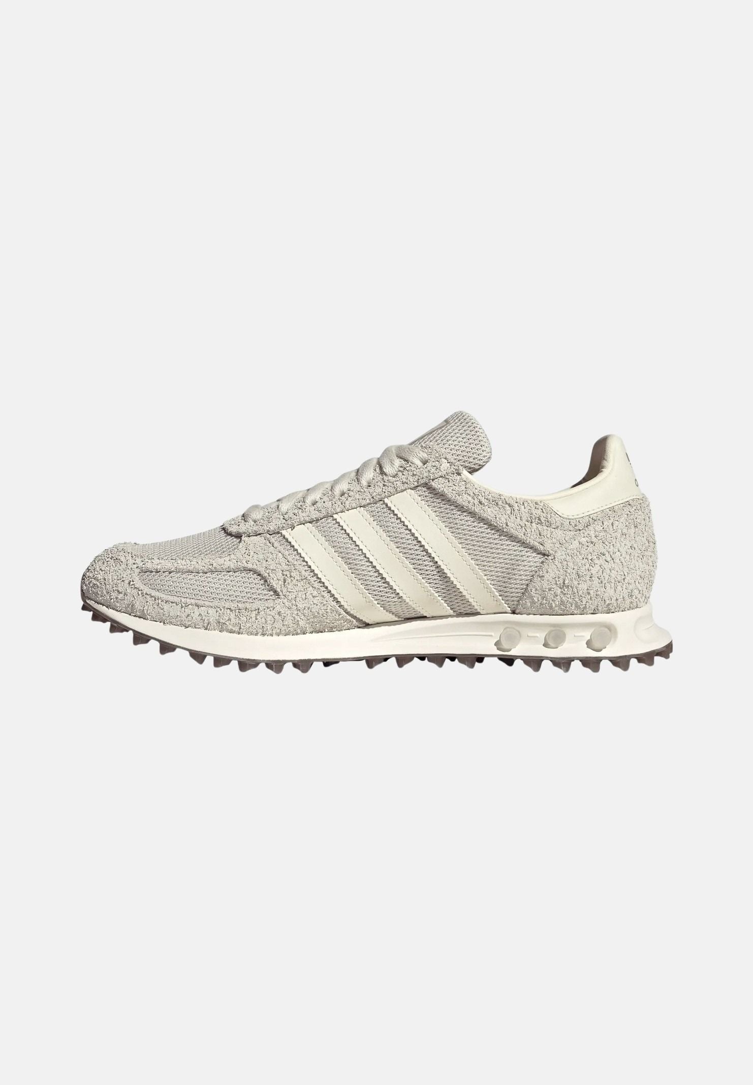 ADIDAS ORIGINALS Sneakers LA TRAINER OG Alumina grigio chiaro da uomo con tomaia multistrato KH9683 . ADIDAS ORIGINALS 