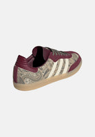 ADIDAS ORIGINALS Sneakers SAMBA OG X LIBERTY LONDON Maroon vaniglia da donna KH9802 . ADIDAS ORIGINALS 