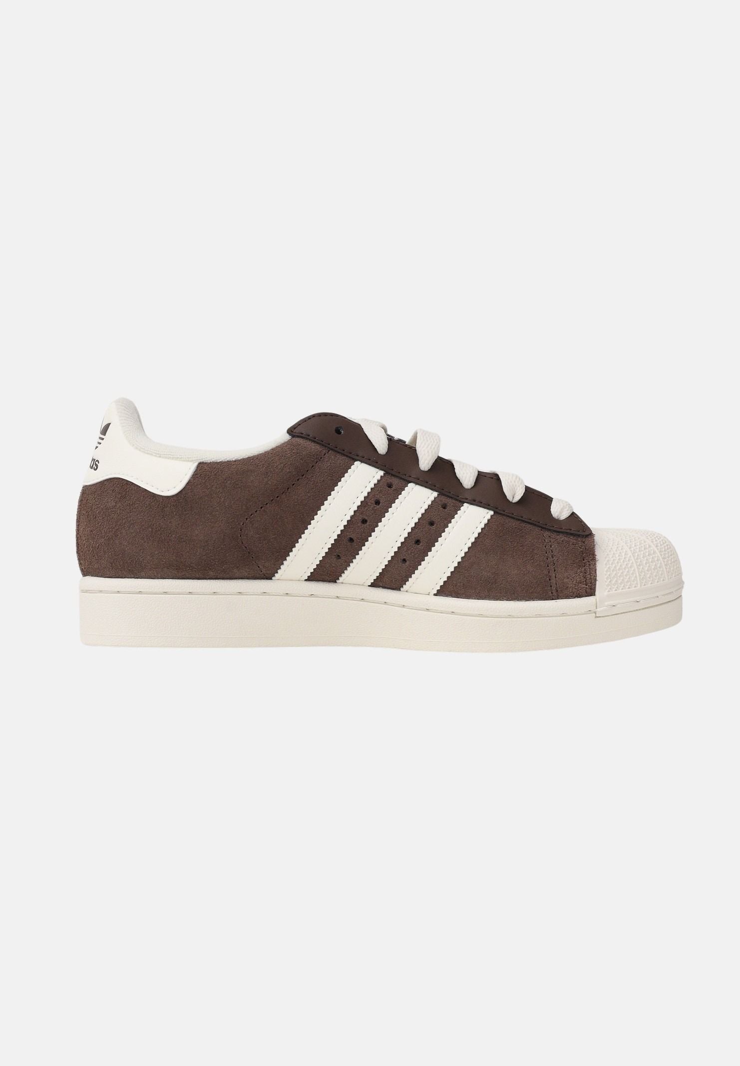 ADIDAS ORIGINALS Sneakers SUPERSTAR II marroni e bianche per uomo e donna KI1457 . ADIDAS ORIGINALS 