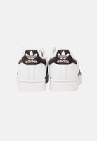 ADIDAS ORIGINALS Sneakers SUPERSTAR II bianche e marroni per uomo e donna KI4163 . ADIDAS ORIGINALS 