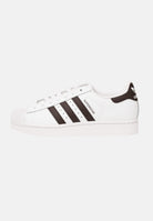 ADIDAS ORIGINALS Sneakers SUPERSTAR II bianche e marroni per uomo e donna KI4163 . ADIDAS ORIGINALS 