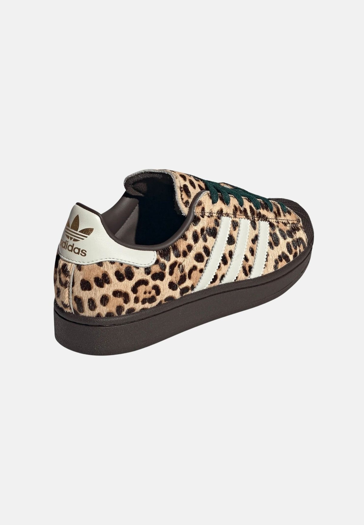ADIDAS ORIGINALS Sneakers SUPERSTAR II leopardate e marroni per donna KI4203 . ADIDAS ORIGINALS 