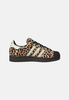 ADIDAS ORIGINALS Sneakers SUPERSTAR II leopardate e marroni per uomo e donna KI4203 . ADIDAS ORIGINALS 