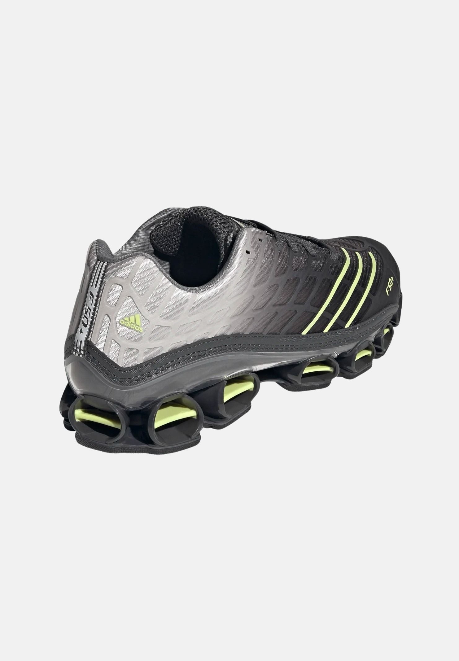 ADIDAS ORIGINALS Sneakers MEGARIDE F50 Core nero da uomo con struttura a gabbia Spidercon KI4743 . ADIDAS ORIGINALS 