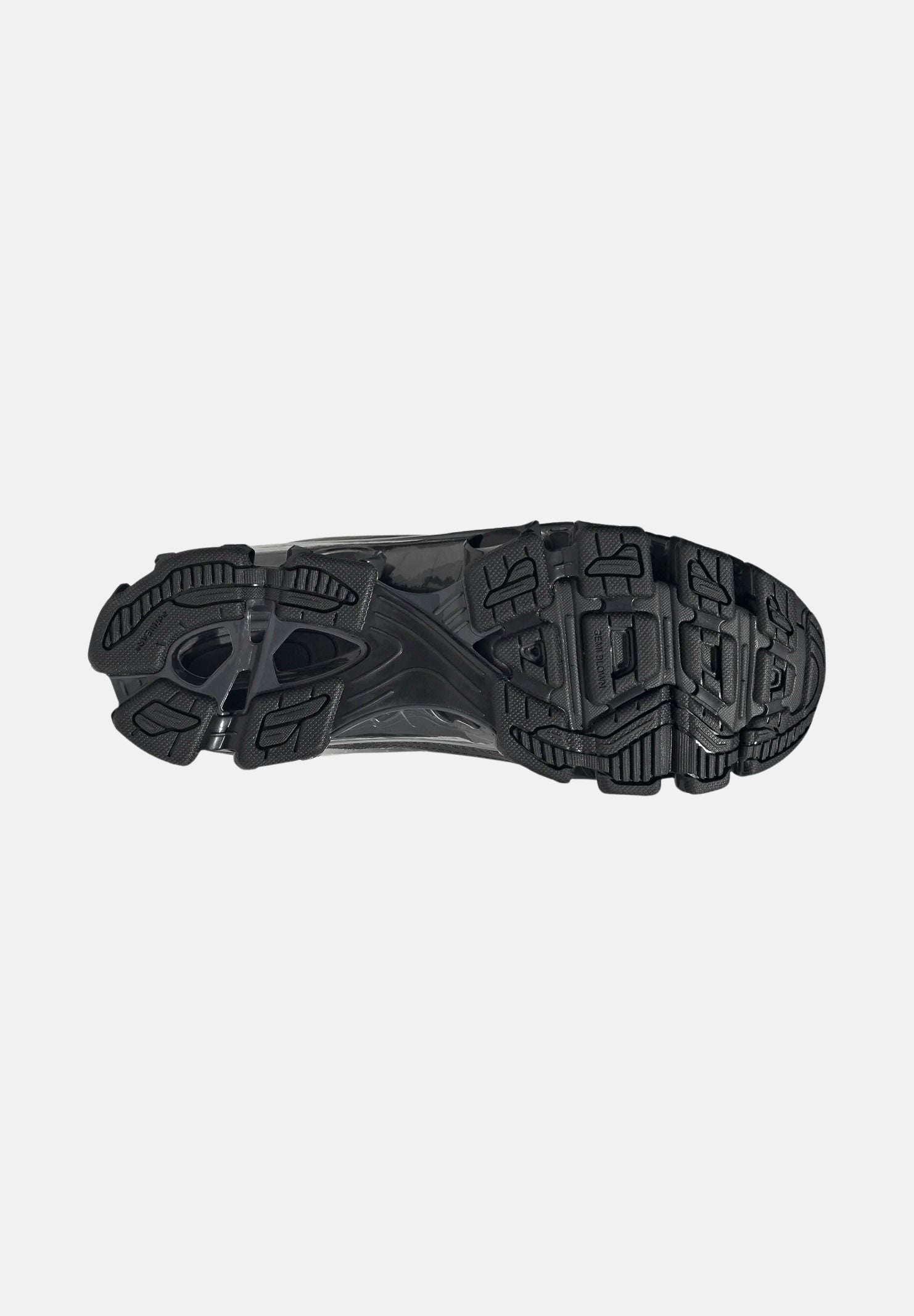 ADIDAS ORIGINALS Sneakers MEGARIDE F50 Core nero da uomo con struttura a gabbia Spidercon KI4743 . ADIDAS ORIGINALS 