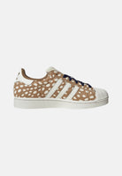 ADIDAS ORIGINALS Sneakers SUPERSTAR II Brown Desert / marrone da donna con stampa animalier effetto Bambi KJ4642 . ADIDAS ORIGINALS 