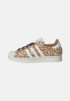 ADIDAS ORIGINALS Sneakers SUPERSTAR II Brown Desert / marrone da donna con stampa animalier effetto Bambi KJ4642 . ADIDAS ORIGINALS 