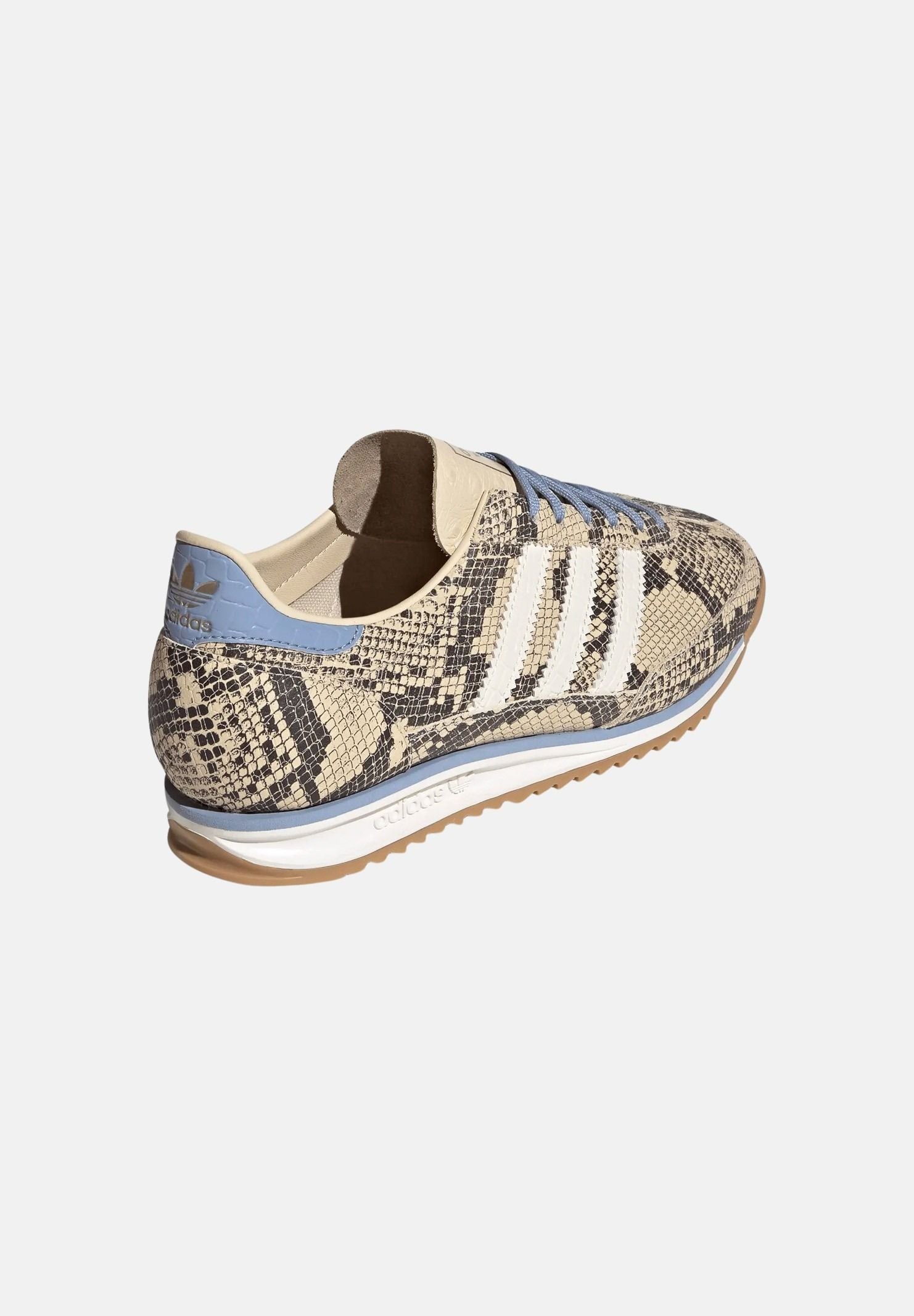 ADIDAS ORIGINALS Sneakers SL 72 OG S Ivory- Gum beige  da donna con motivo animalier KJ7443 . ADIDAS ORIGINALS 