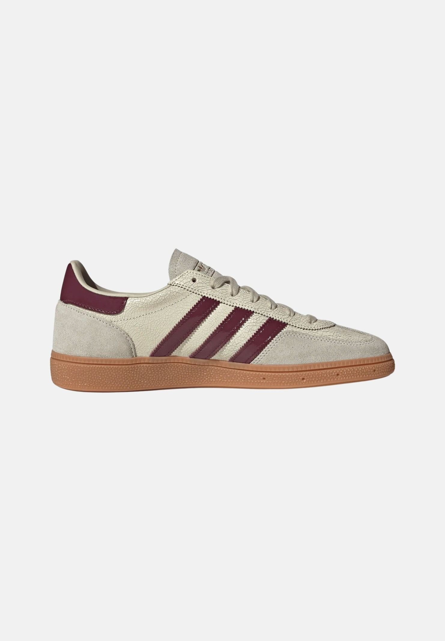 ADIDAS ORIGINALS Sneakers HANDBALL SPEZIAL beige e bordeaux per uomo e donna con design rétro a contrasto KJ9969 . ADIDAS ORIGINALS 
