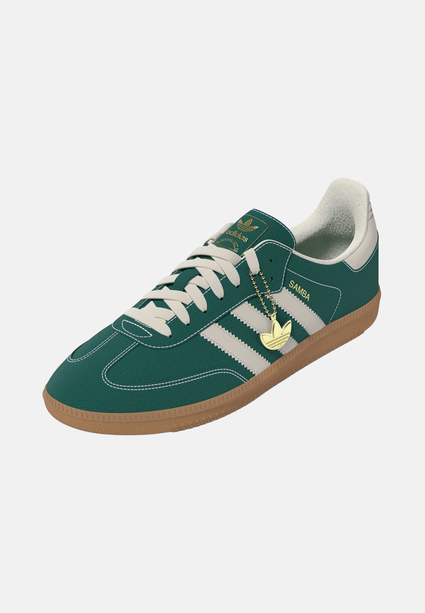 ADIDAS ORIGINALS Sneakers SAMBA OG Collegiate verde da uomo KK2274 . ADIDAS ORIGINALS 