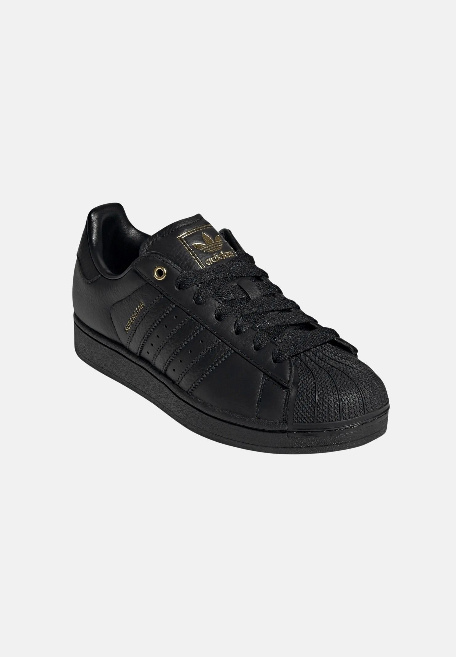 ADIDAS ORIGINALS Sneakers SUPERSTAR II Core Black nere da uomo in tinta unita KK4722 . ADIDAS ORIGINALS 