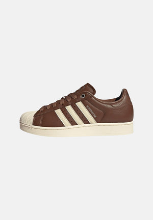ADIDAS ORIGINALS Sneakers SUPERSTAR II marrone e burro da uomo KK4724 . ADIDAS ORIGINALS 
