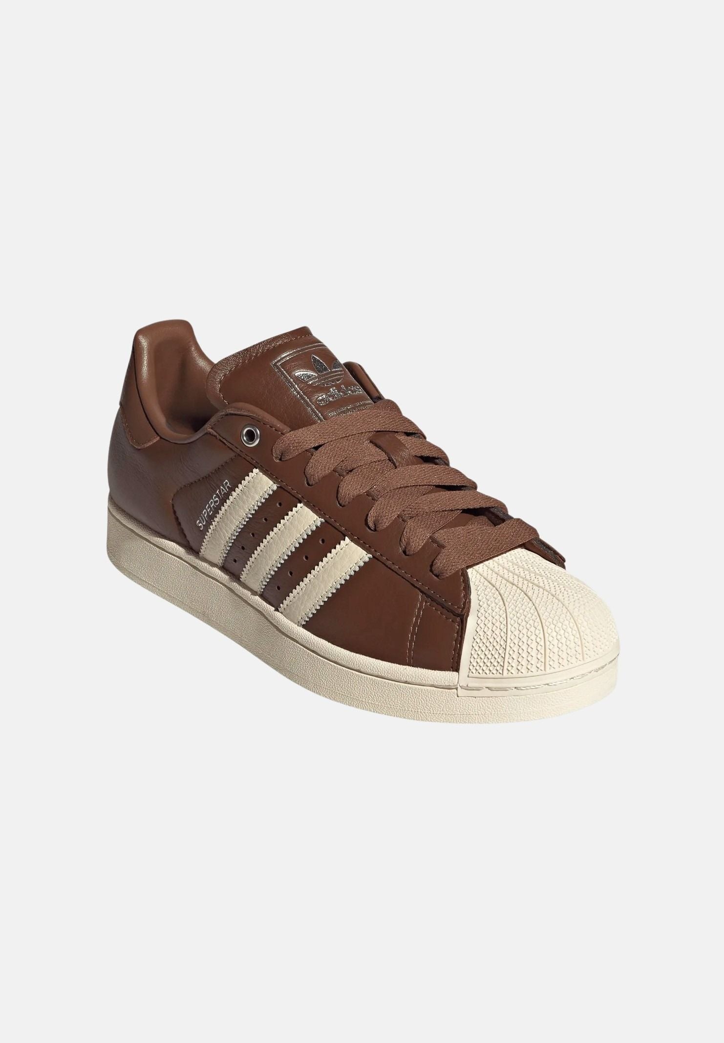 ADIDAS ORIGINALS Sneakers SUPERSTAR II marrone e burro da uomo KK4724 . ADIDAS ORIGINALS 