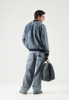ADIDAS ORIGINALS Giubbotto in denim adicolor da uomo KQ6332 . ADIDAS ORIGINALS 