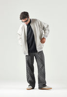 ADIDAS ORIGINALS Giacca SST OVERSIZED DENIM grigio chiaro da donna in tinta unita KQ6472 . ADIDAS ORIGINALS 