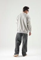 ADIDAS ORIGINALS Giacca SST OVERSIZED DENIM grigio chiaro da donna in tinta unita KQ6472 . ADIDAS ORIGINALS 
