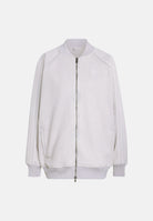 ADIDAS ORIGINALS Giacca SST OVERSIZED DENIM grigio chiaro da donna in tinta unita KQ6472 . ADIDAS ORIGINALS 