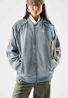 ADIDAS ORIGINALS Giacca di jeans SST OVERSIZED DENIM worn blu, celeste chiaro da donna KQ6473 . ADIDAS ORIGINALS 