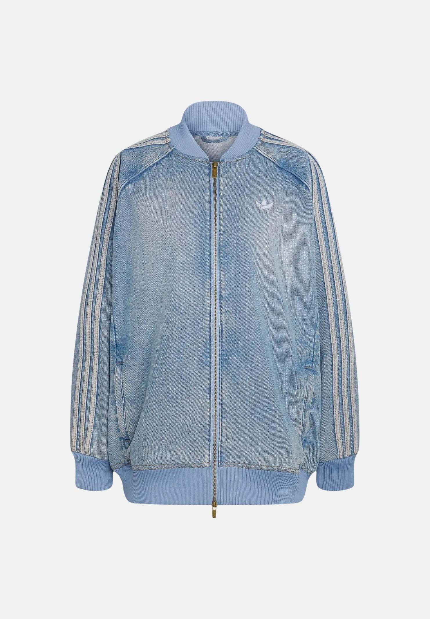 ADIDAS ORIGINALS Giacca di jeans SST OVERSIZED DENIM worn blu, celeste chiaro da donna KQ6473 . ADIDAS ORIGINALS 