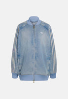 ADIDAS ORIGINALS Giacca di jeans SST OVERSIZED DENIM worn blu, celeste chiaro da donna KQ6473 . ADIDAS ORIGINALS 