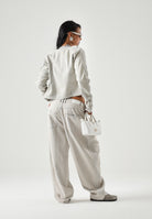 ADIDAS ORIGINALS jeans Vintage Wide Leg Jeans Light Denim/Off White, Light Denim/Off White grigio chiaro da donna. KQ6475 . ADIDAS ORIGINALS 