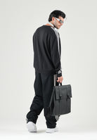 ADIDAS ORIGINALS Felpa ADICOLOR 3-STRIPES nera da uomo KQ8915 . ADIDAS ORIGINALS 