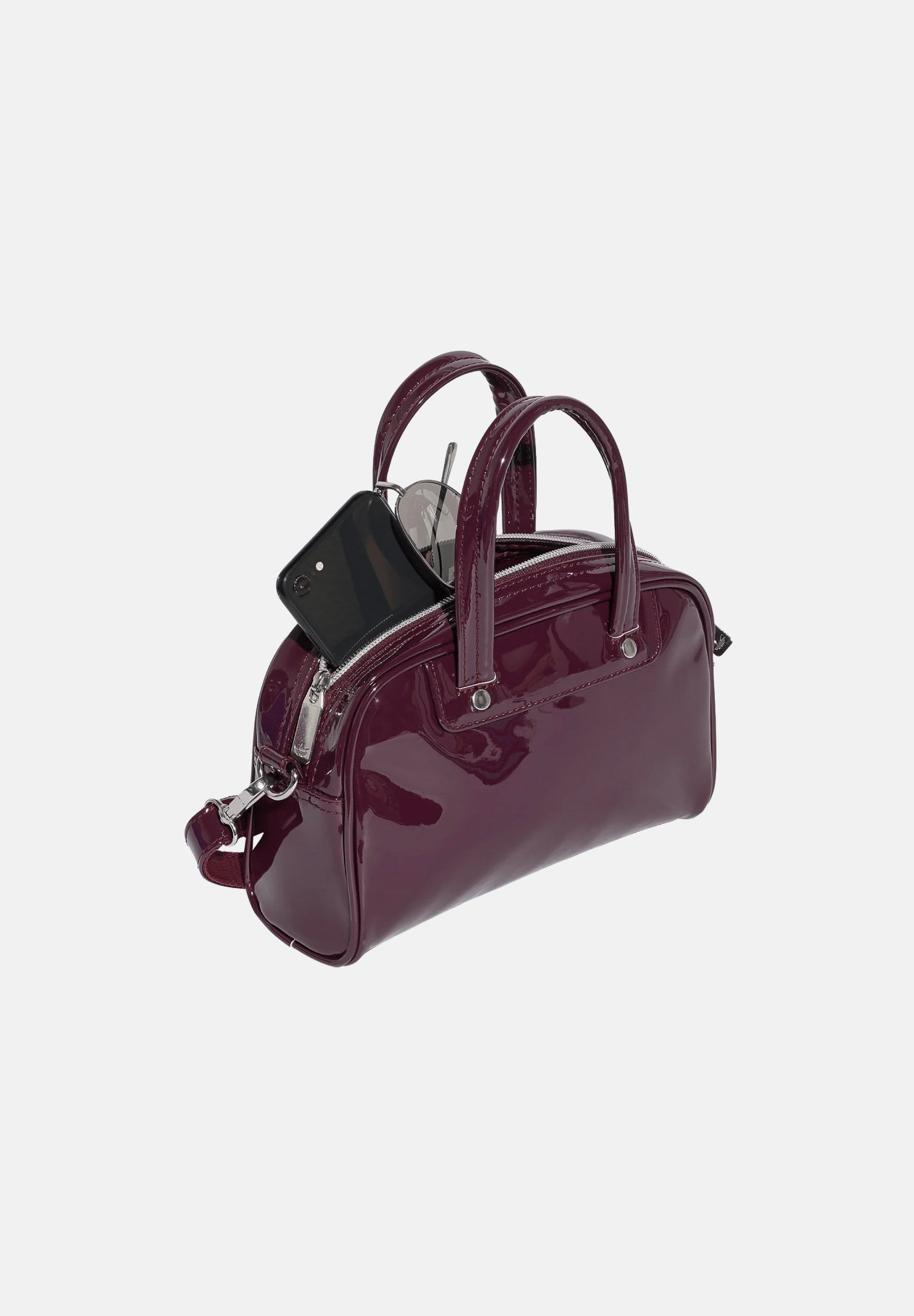ADIDAS ORIGINALS Borsa ADICOLOR MINI BOWLING BAG Maroon bordeaux unisex. KQ9066 . ADIDAS ORIGINALS 