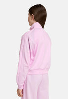 ADIDAS ORIGINALS Felpa FIREBIRD LOOSE SHORT con zip fusion rosa da bambina <BR/> KR1366 . ADIDAS ORIGINALS 