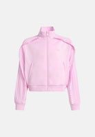 ADIDAS ORIGINALS Felpa FIREBIRD LOOSE SHORT con zip fusion rosa da bambina <BR/> KR1366 . ADIDAS ORIGINALS 